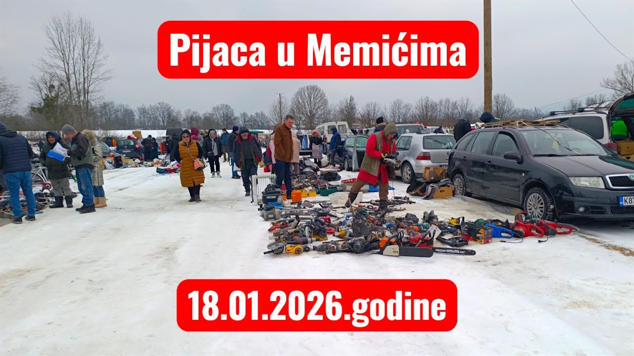 PIJACA U MEMIĆIMA❄️Ovo smo čekali dvije sedmice