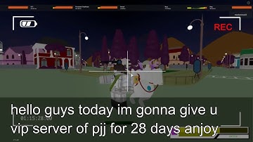 Vip server project jojo/PJJ Roblox