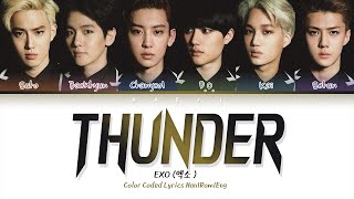 엑소케이 (EXO-K) - 'Thunder' Lyrics [Color Coded HAN|ROM|ENG]