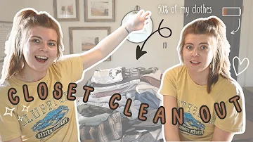Declutter Half of My Clothes With Me | Minimalist Closet Clean Out | Minimalish Journey Part 1