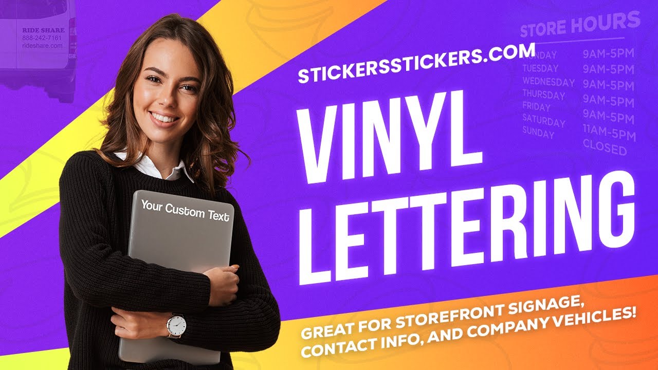 Vinyl Letter Stickers for All Occasions