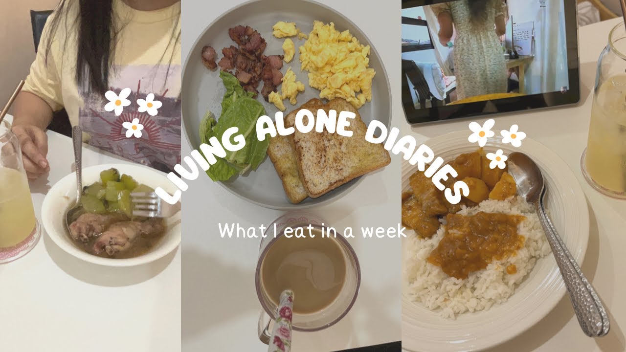 Living alone in the Philippines 🏠 What I eat in a week / cooking YouTube