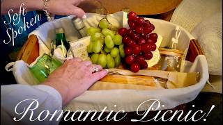 ASMR~Romantic Picnic~From House To Hills! (Soft Spoken version) Packing Basket & Nature Sounds! screenshot 5