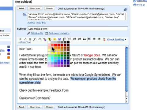 Formatting Mail - Formatting Mail