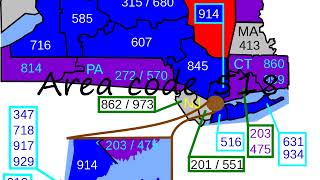 How to pronounce Area code 518 in English?