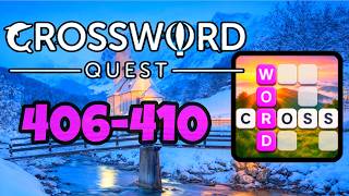 CROSSWORD QUEST level 406 407 408 409 410 screenshot 5