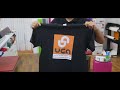 كيفية طباعة على t-shirt بتقنية ورق FLEX و  Sublimation