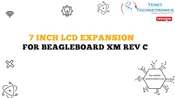 7 inch LCD expansion for the Beagleboard xM Rev C | Tenet Technetronics