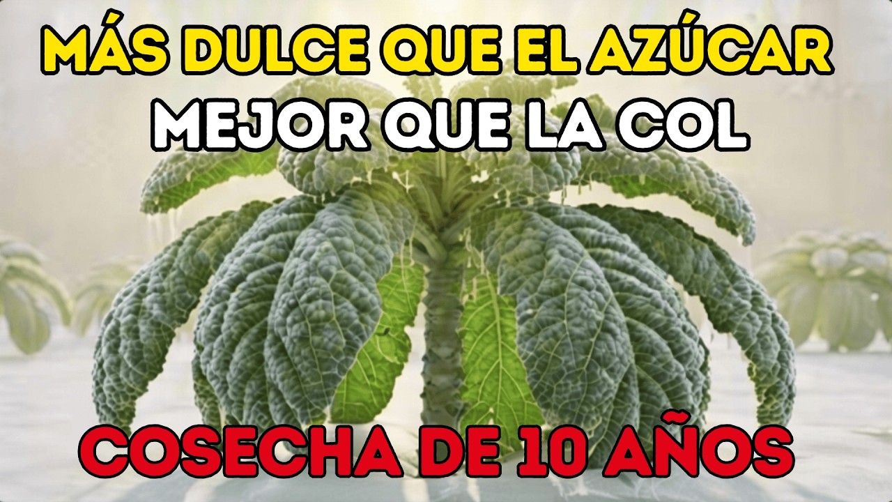 El Vegetal Prohibido Que Vive 10 Años. Más Dulce Que El Azúcar. (Te Están Estafando)