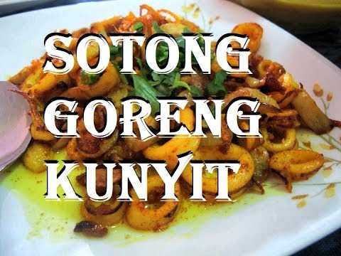 Sotong goreng kunyit