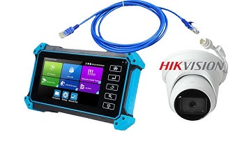 Access ANY IP Camera Settings with a CCTV Tester (Example : Hikvision, ONVIF, user ,... )