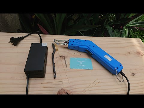 Video Dao cắt vải bằng nhiệt giúp hàn mối cắt không bị tưa - youtube