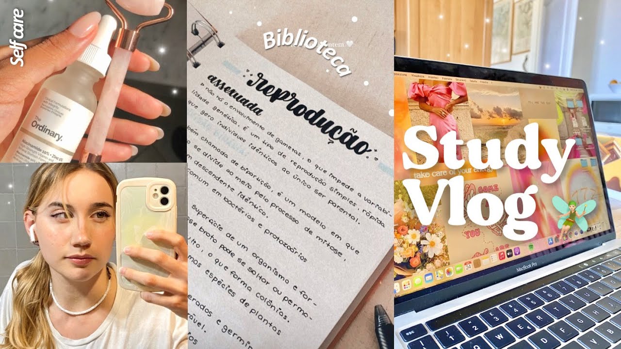 A VERY PRODUCTIVE DAY IN MY LIFE🧚🏻🌷 library, self care, workout♡ *motivazionale*