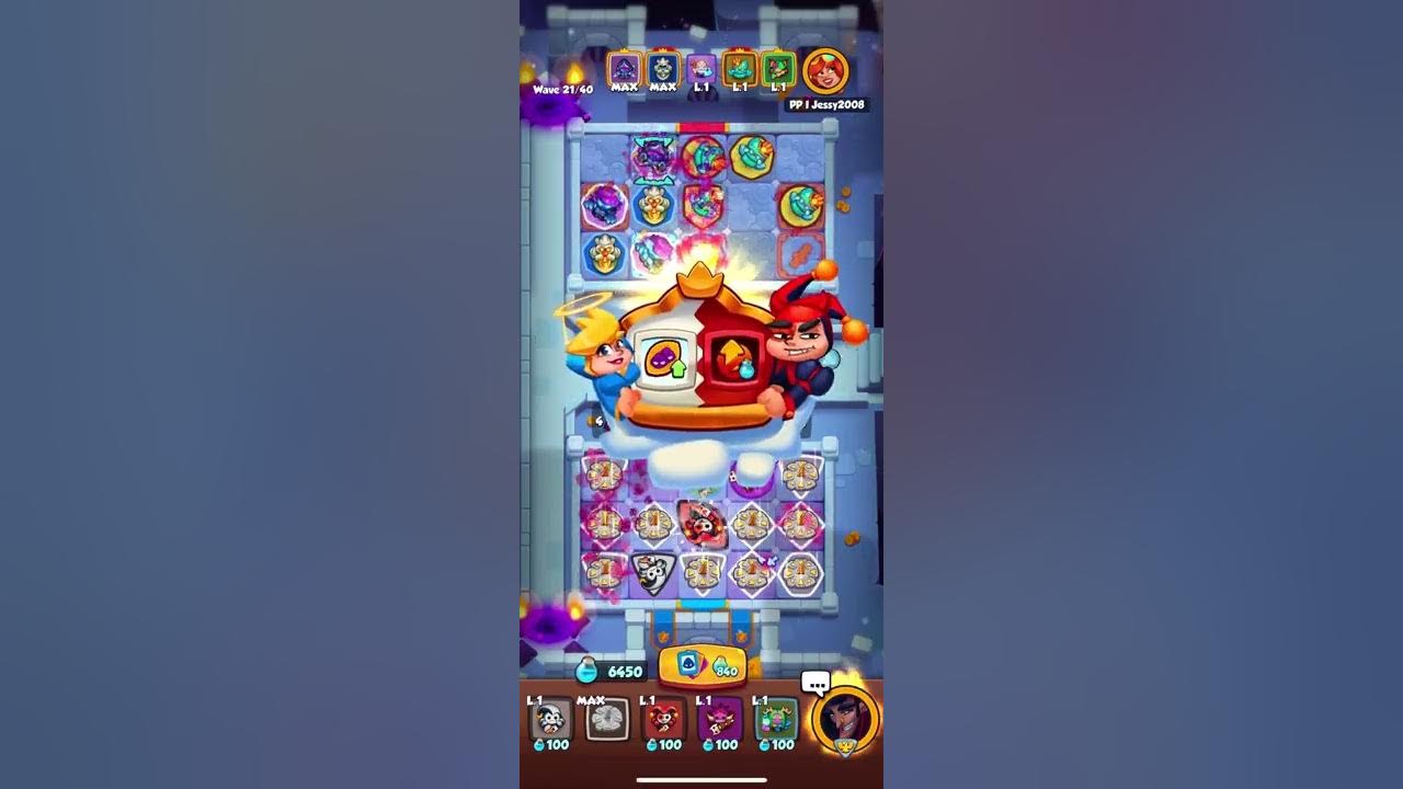 Rush Royale - Clock of Power & Shaman best support Deck Dungeons - YouTube