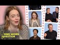 Emma stone mark ruffalo  willem dafoe talk sex scenes and how poor things has changed them