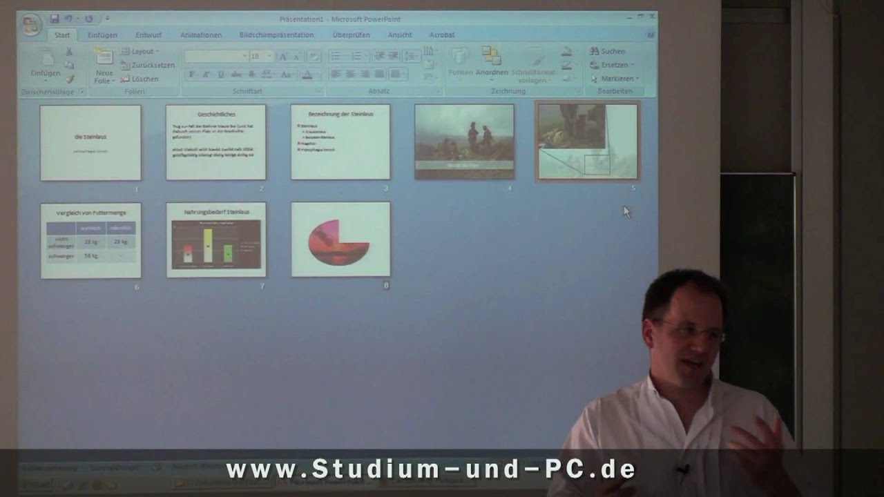 Powerpoint Reihenfolge Andern Folien Umsortieren Und Ausblenden Http Www Studium Und Pc De Youtube