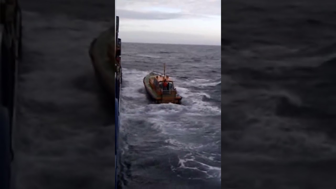Pilot Coming Alongside For Disembarkation. #ships #shipsnseas #pilot #Tasmania