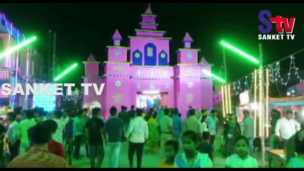 deogarh mahal Odisha : Attractive Themes to Mark Durga Puja Celebrations in Soro | Sanket Tv