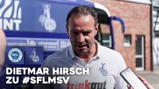 "Wie ein Meister präsentiert" | Mixedzone mit Dietmar Hirsch | #SFLMSV | ZebraTV | 17.05.2025