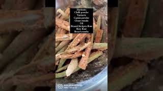 Healthy Bhindi fries | okra fries | air fryer recipe