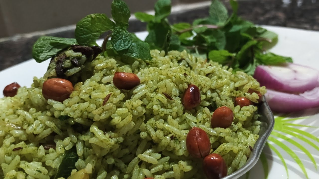 పుదీనా rice ఒక్కసారి ఇలా ట్రై చెయ్యండి . అందరికి నచ్చేలా సింపుల్ మెథడ్ ...