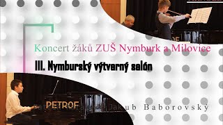 Koncert žáků Arnolda Smrtky, III. výstavní salón Nymburk, Patrik Karásek a Jakub Baborovský