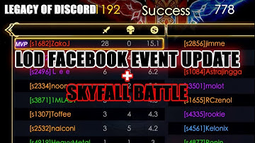 Legacy of Discord: Facebook Event Update!