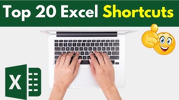 Save TONS of Time 🔥 | Top 20 Excel Keyboard Shortcuts You NEED to Know!