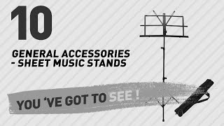 General Accessories - Sheet Music Stands // New & Popular 2017 For more info about these great music products, just click the 