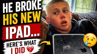 He Broke His New iPad… Here’s What I Did 💔 #fyp #autism 