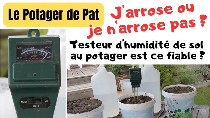 Sol Ph Mètre 4-en-1 Testeur de sol Humidité Thermomètre numérique de plante  Test Humidimètre Pour plantes en pot Jardins Pelouses