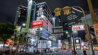 🇯🇵 Japan Walking Tour - Osaka Night Walk | 4K HDR