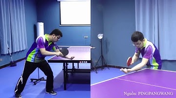 Giao Bóng Đục Xoáy Ngang Bóng Bàn giống MIU HIRANO- Hook Sidespin Serve Table Tennis Tutorial