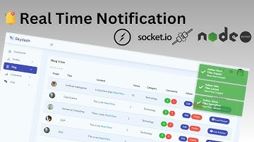 Real-Time Notifications in Node.js with Socket.IO| Complete Tutorial
