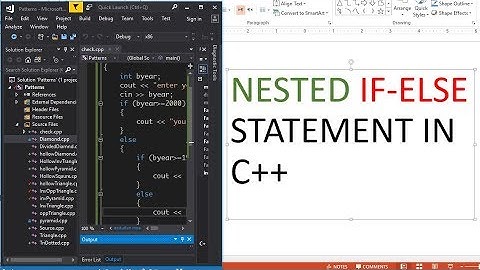 Nested If Else Statement - C++ Programming