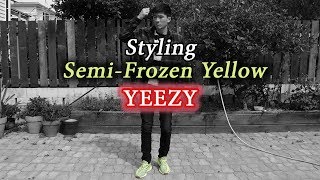 lb Fortaleza Eclipse solar Styling Semi-Frozen Yellow Yeezy 350 | Outfit with Yeezys [OOTD #135] -  YouTube