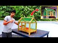 Making Beautiful Hanging Birds Cage | How To Make Birds Cage At Home