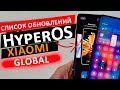 Какие Xiaomi обновятся первыми до HyperOS GLOBAL 🔥 Список изменений HyperOS Global