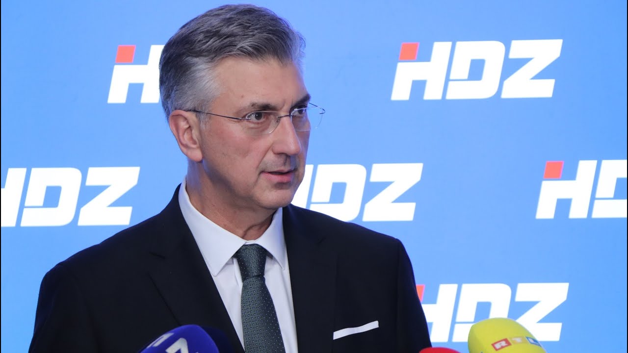 Andrej Plenković nakon sjednice Predsjedništva HDZ-a | 26.11.2025.