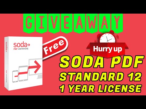 Soda PDF Standard 12 - 1 Year License | Giveaway