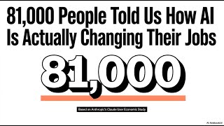 AI Jobs and Productivity Report 81000 Users Speak Out
