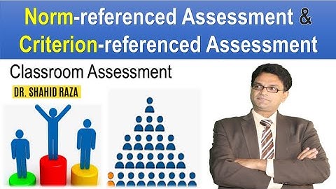 Norm-referenced & Criterion-referenced Assessment | Dr. Shahid Raza | Education Talks