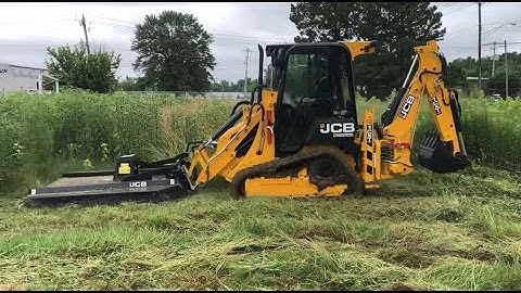 JCB 1CXT Backhoe with Brush Cutter