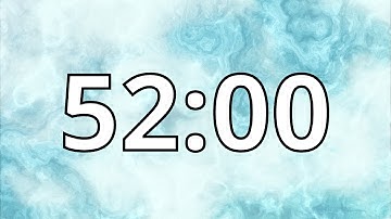 52 Minute Timer with Music | Abstract Timer