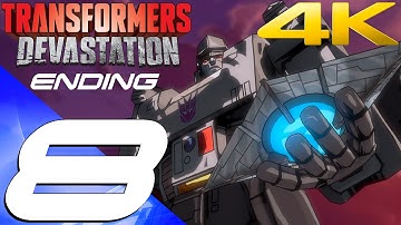 Transformers Devastation - Walkthrough Part 8 - Final Boss Megatron & Ending [4K 60fps]