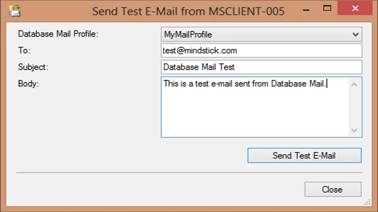 Sql server email profile how to send email from sql server youtube