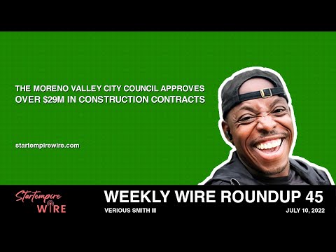 The Moreno Valley City Council Approves over $29M in Construction Contracts