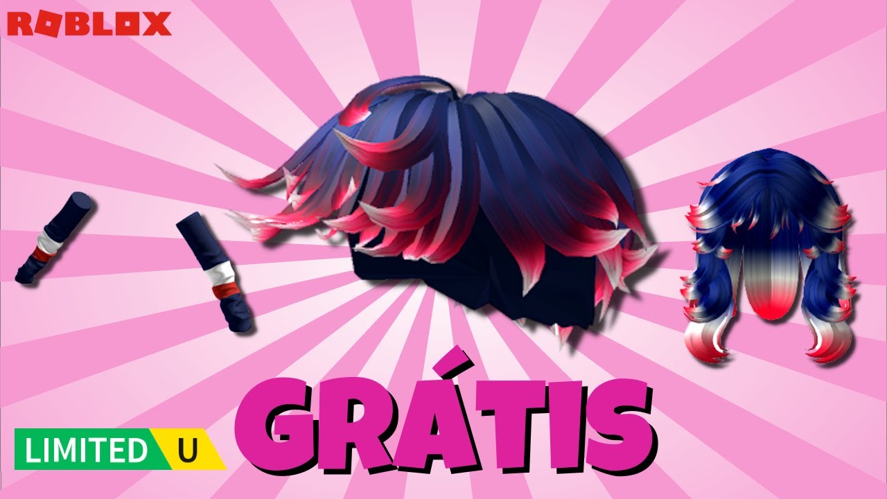 PEGUE +2 ITENS LIMITED AGORA NO ROBLOX E +1 CABELO TOTALMENTE GRATUITO 