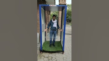 SANITIZATION TUNNEL WORKING AUTOMATIC MODE