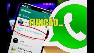 Novo Recurso para o WHATSAPP! Compartilhar STATUS no STORIES do Facebook é testado